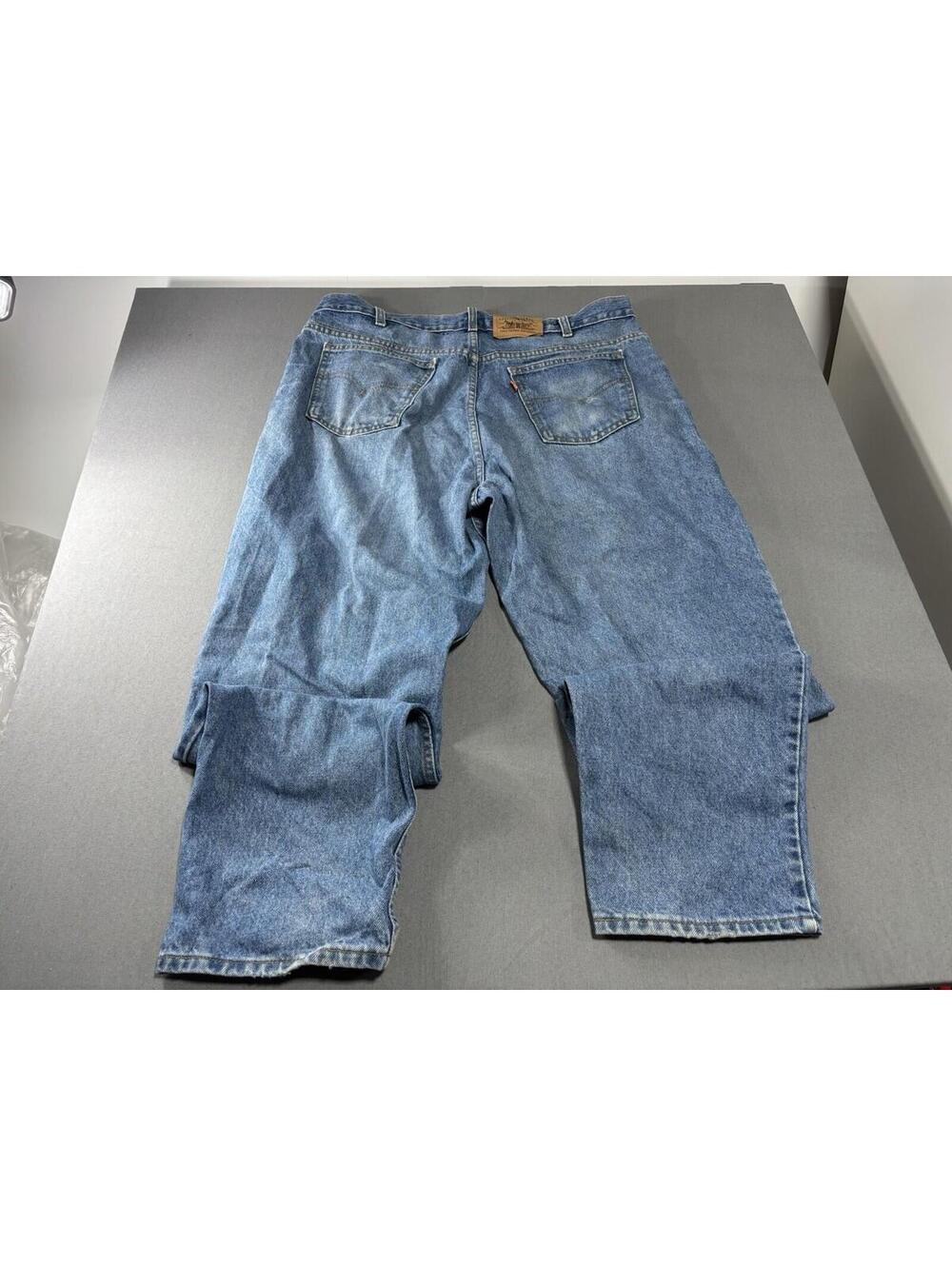 Vintage Levis Jeans Mens 38x30 Blue Orange Tab